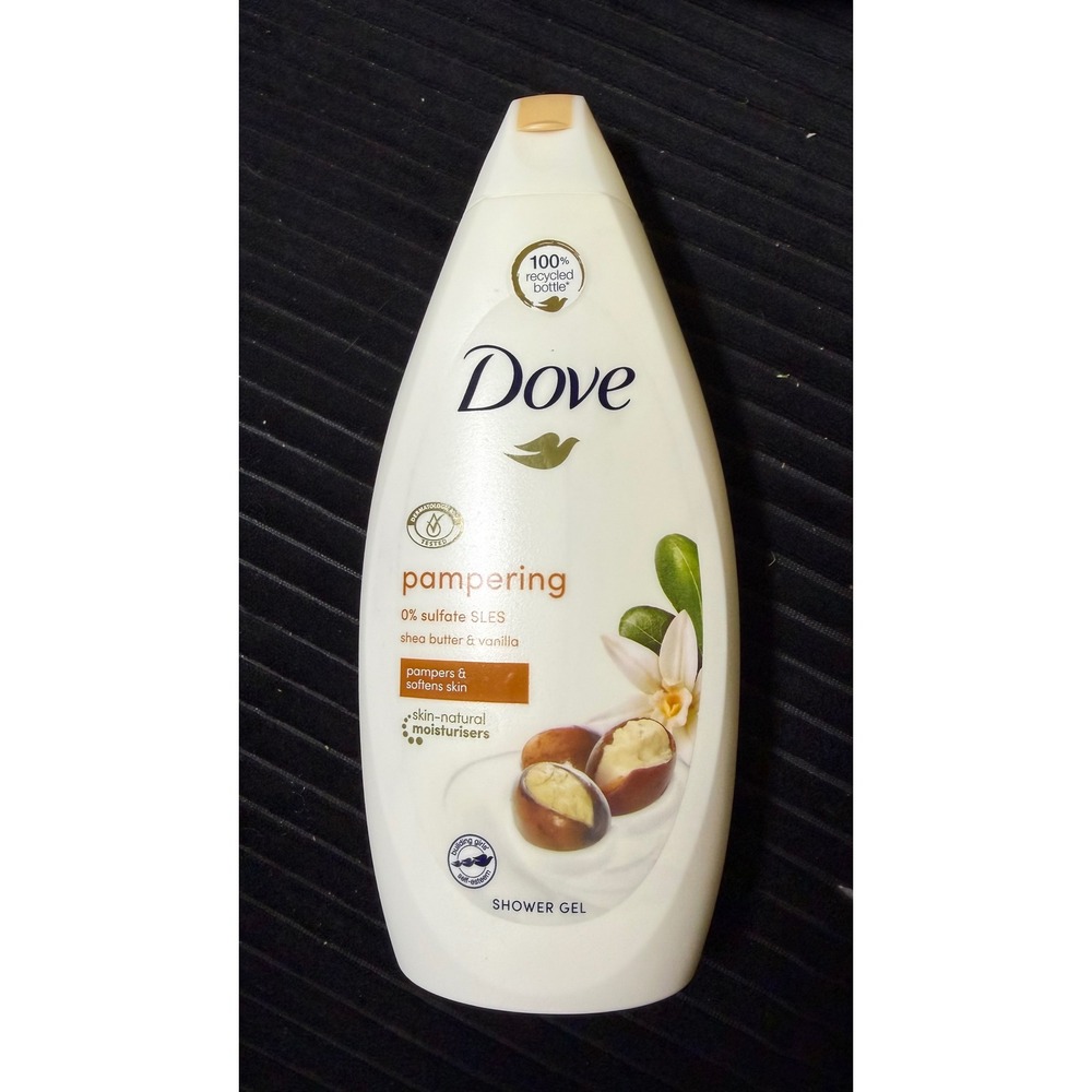 Dove Pampering Shower Gel Shea Butter and Vanilla 500ml Sulfate Free Body Wash